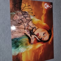 Signed jefrree star postcard