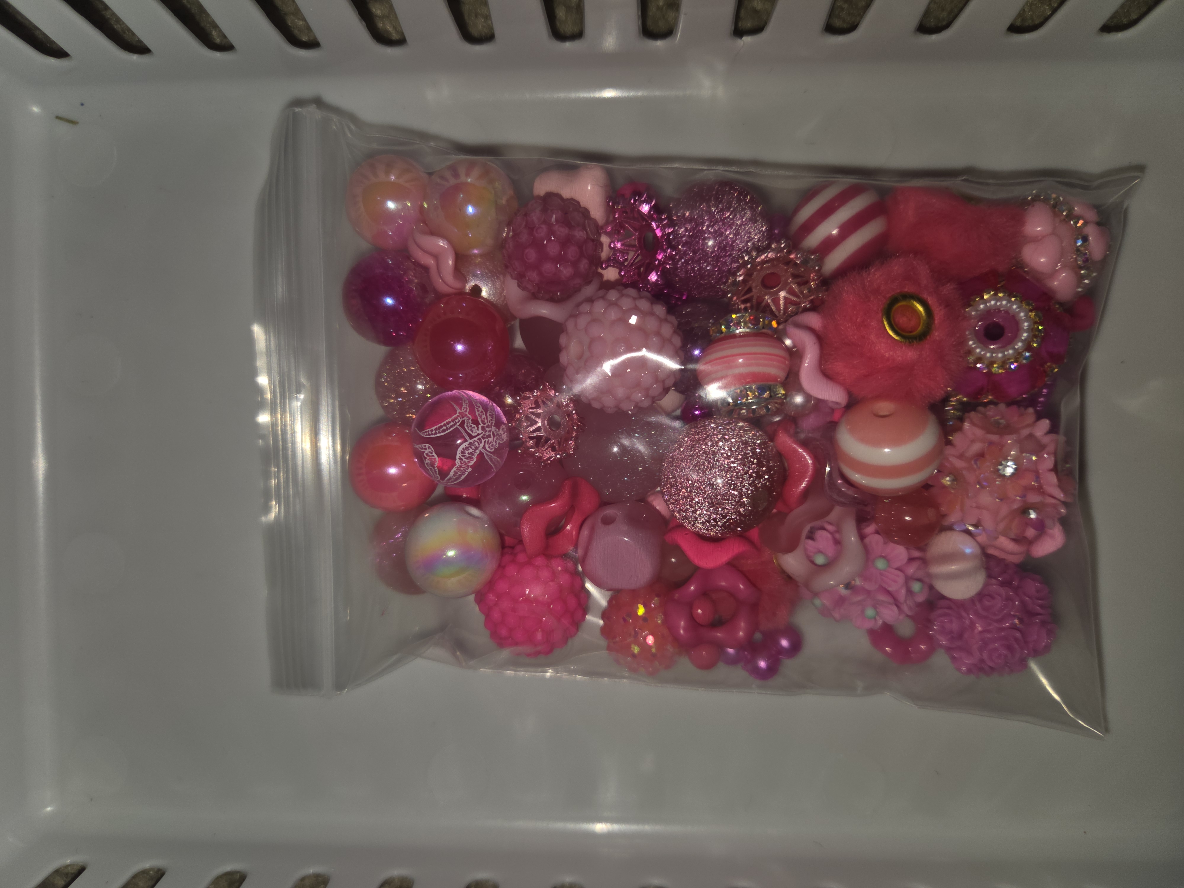 Pink bead mix